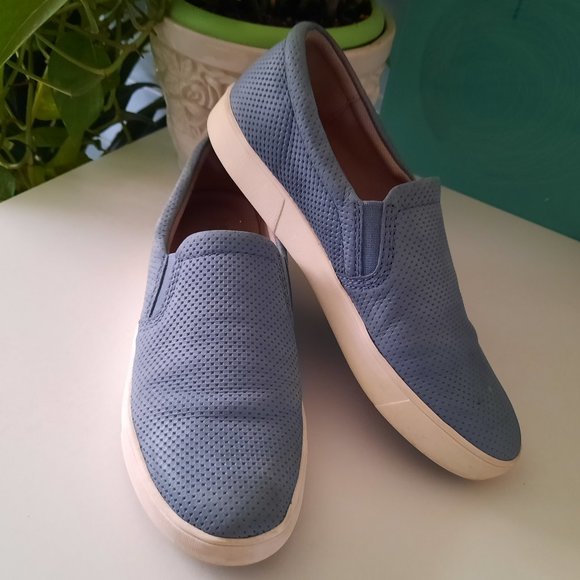Naturalizer Marianne Leather Slip On Sneakers - Blue Sz 7.5 - Picture 2 of 15